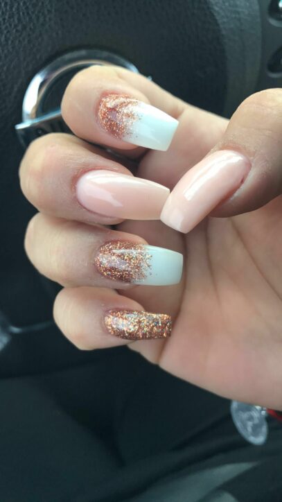 Ombre Glitter Nails