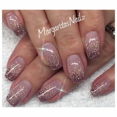 Ombre Nails Glitter