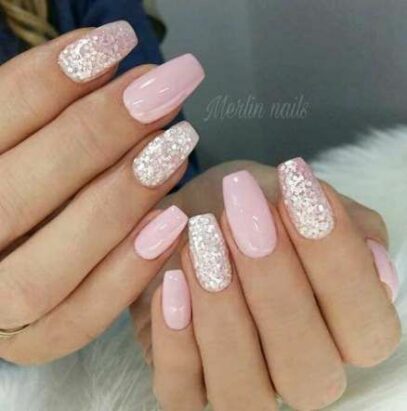 Pink Prom Nails