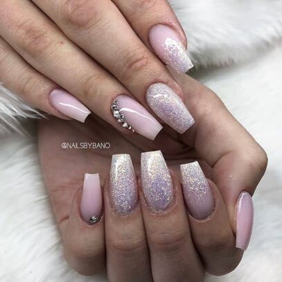 Pink Prom Nails