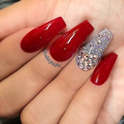 Prom Nail Ideas Red