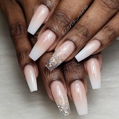 Prom Nail Ideas Silver