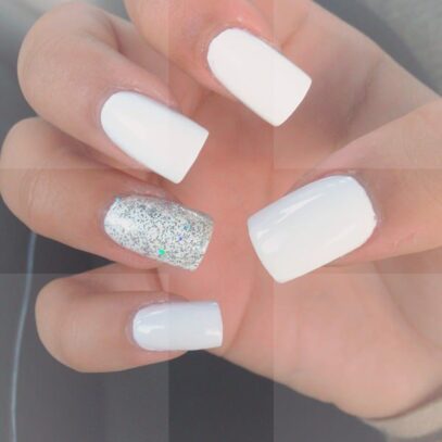 Prom Nail Ideas White