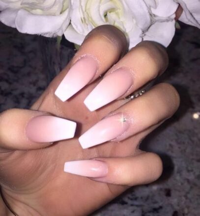 Prom Nails Acrylic Coffin