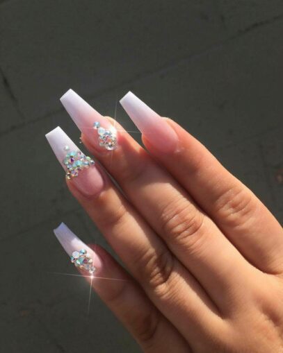 Prom Nails Acrylic Coffin