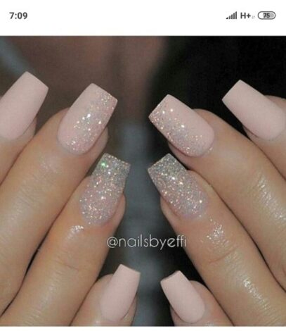 Prom Nails For Black Dress