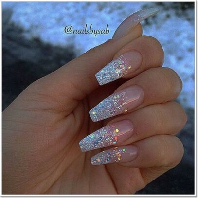 Prom Nails For Black Dress