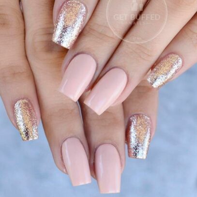 Prom Nails For Pink Dress