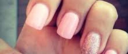 Prom Nails For Pink Dress