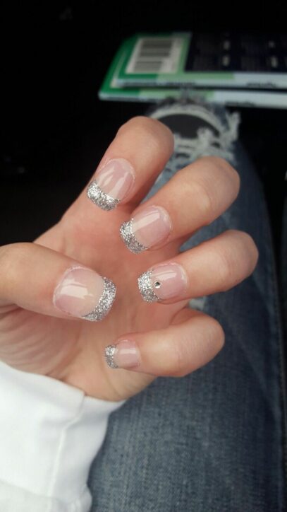 Prom Nails French Tip