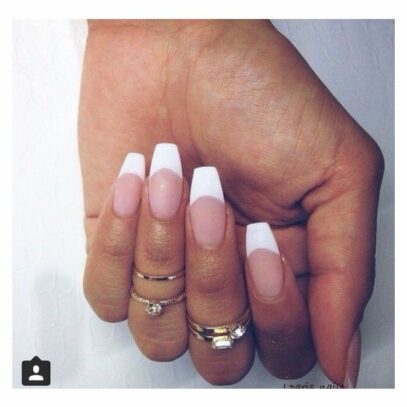 Prom Nails French Tip