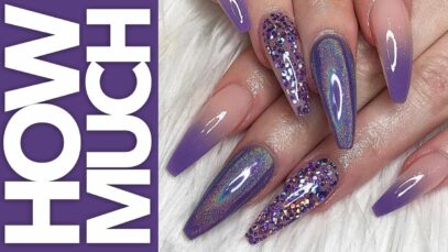 Purple Ombre Nails