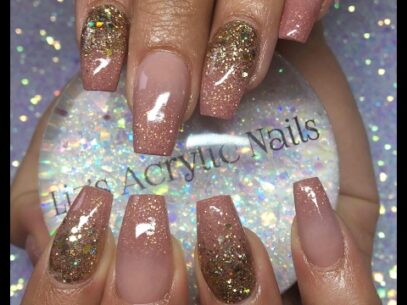 Rose Gold Ombre Nails