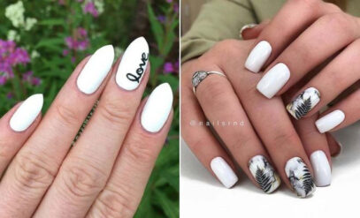 Short White Nails