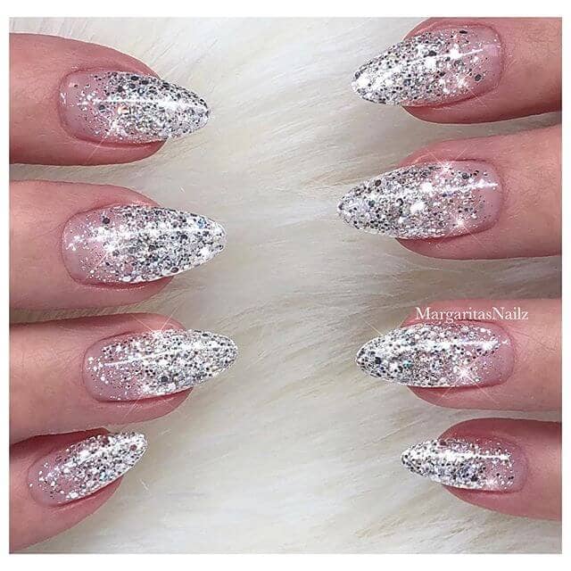 Simple Glitter Nails