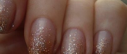Sparkle Ombre Nails