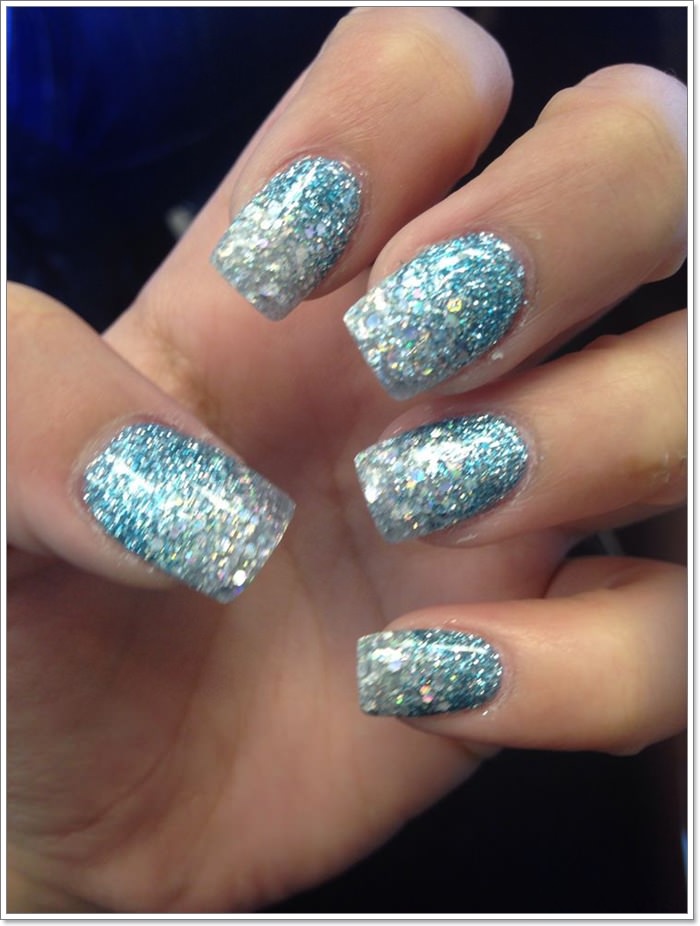 Sparkly Prom Nails