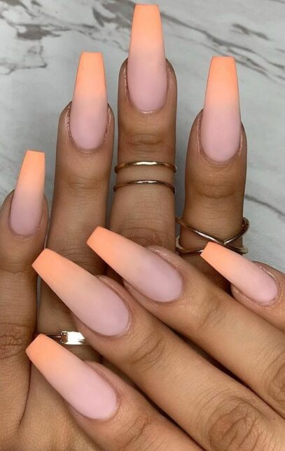 Spring Ombre Nails