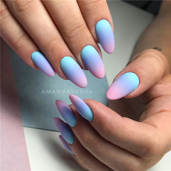 Spring Ombre Nails
