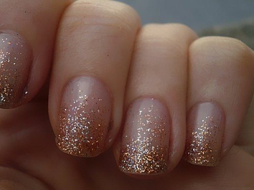 Subtle Glitter Nails