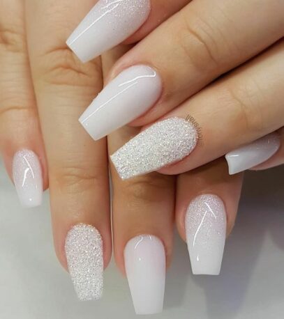 White Nail Ideas Acrylic
