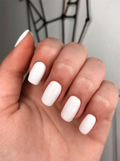 White Nail Ideas Simple