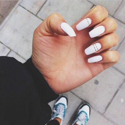 White Nail Inspo