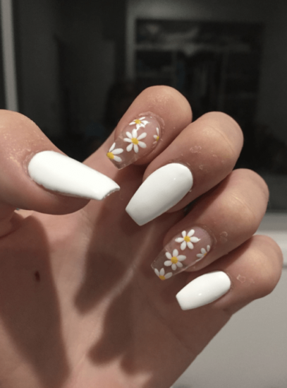 White Nail Inspo