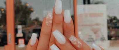 White Nail Inspo Acrylic