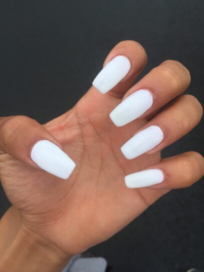White Nail Inspo Acrylic