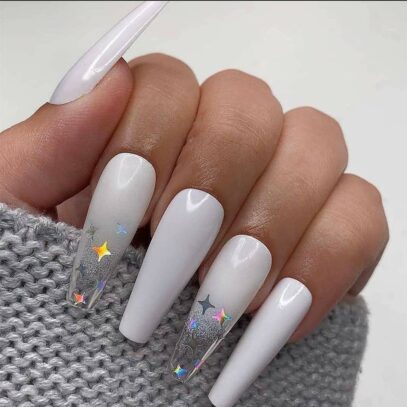 White Nails Acrylic