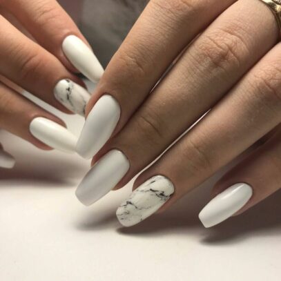 White Nails Ideas