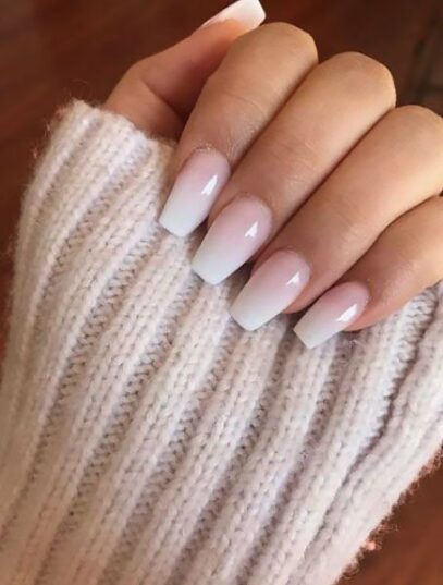 White Nails With Designs