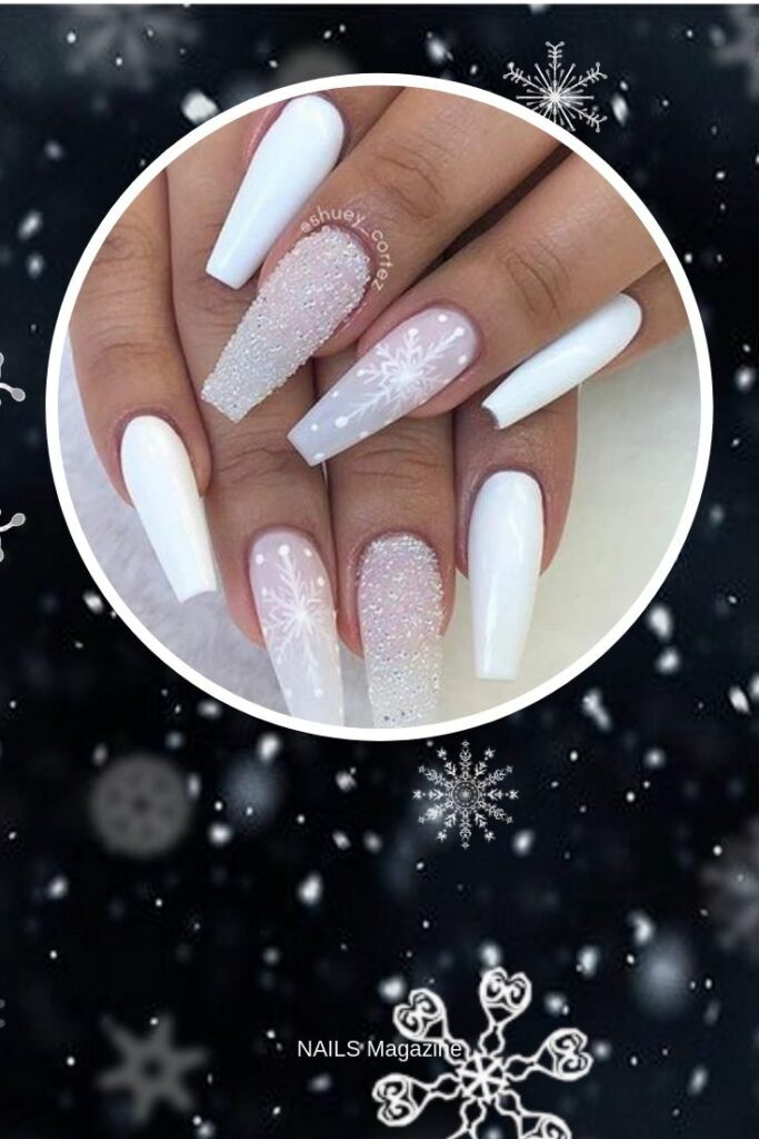 Winter White Nails
