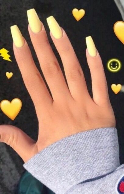 Yellow Prom Nails