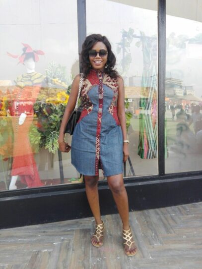 african jeans dress