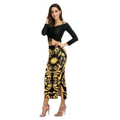 african skirt outfit