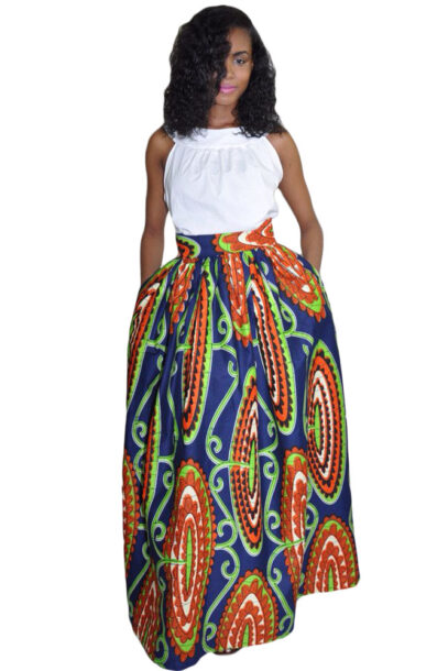 african skirt outfit