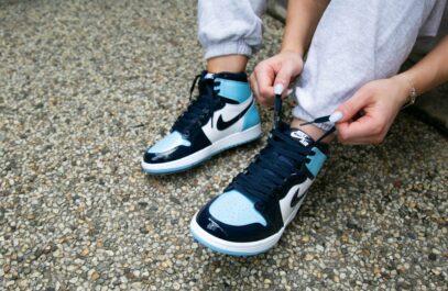 air jordan 1 retro high og blue chill outfit