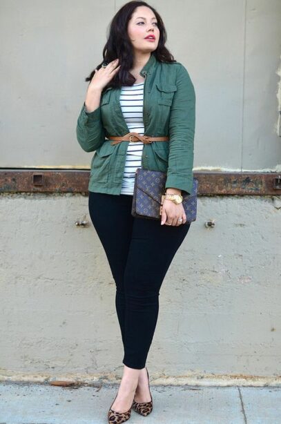 all black plus size outfit