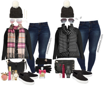 all black plus size outfit