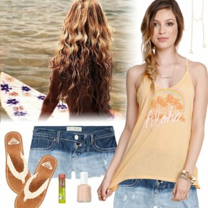 beach chill outfit