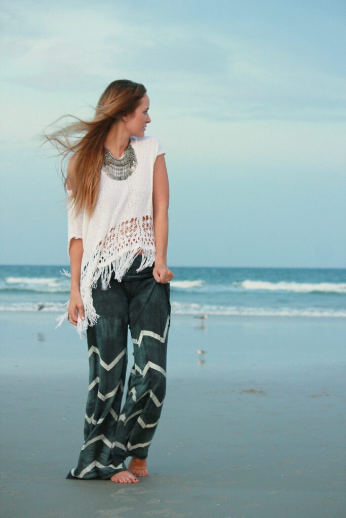 beach hippie outfit