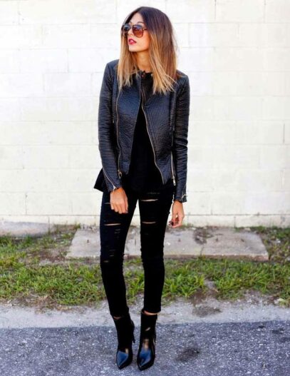 black jeans outfit