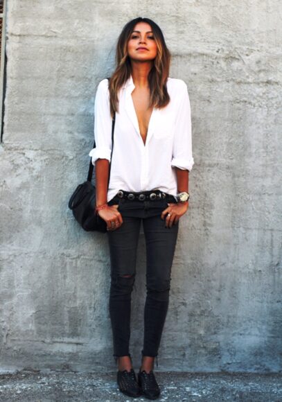 black jeans outfit