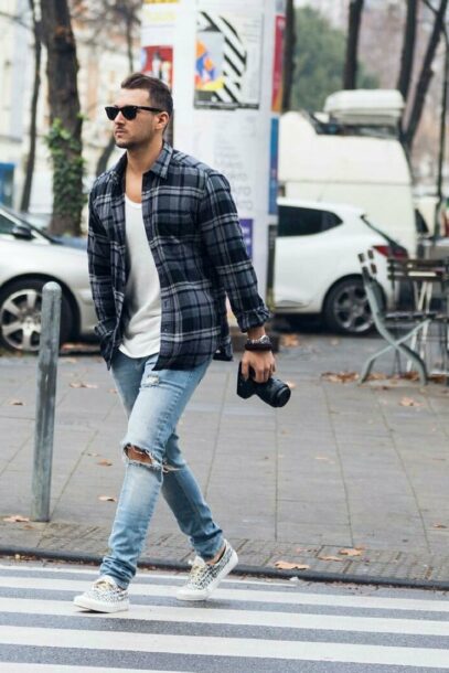 black jeans outfit mens street fashion