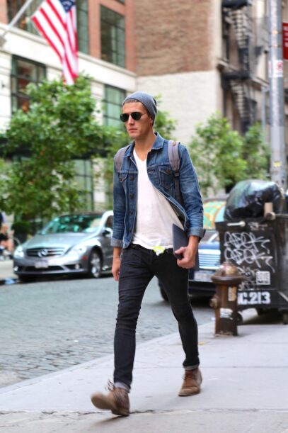 black jeans outfit mens street fashion
