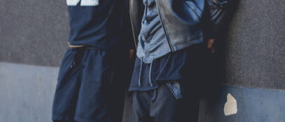 black outfit men street fashion