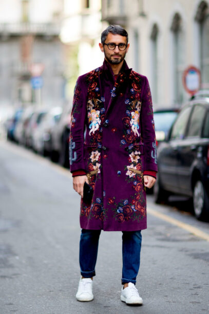 black outfit men street fashion