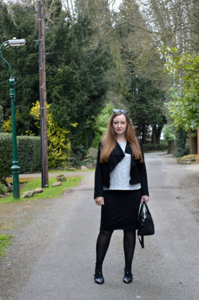 black pencil skirt outfit